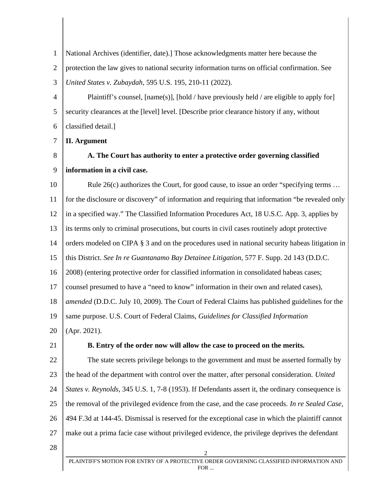 Form A1-1, page 2 of 8. The text version follows the pages.