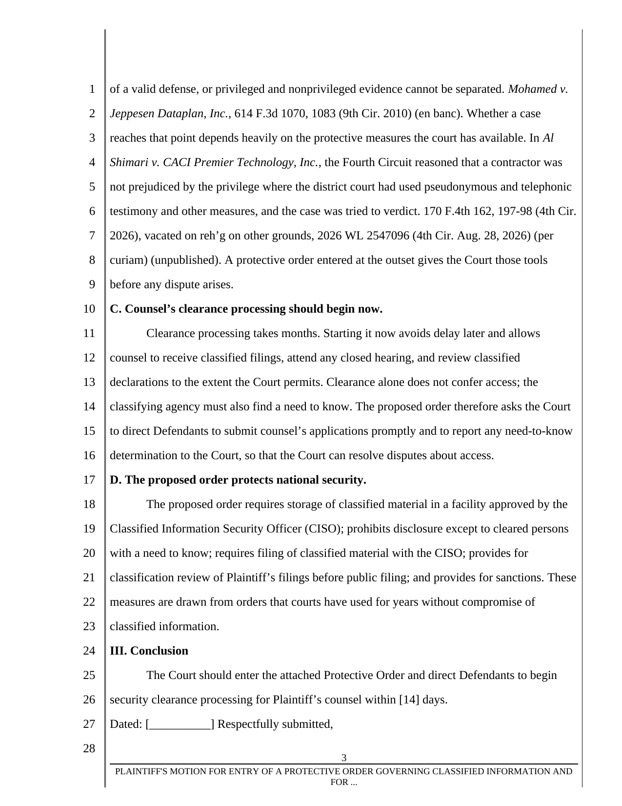 Form A1-1, page 3 of 8. The text version follows the pages.