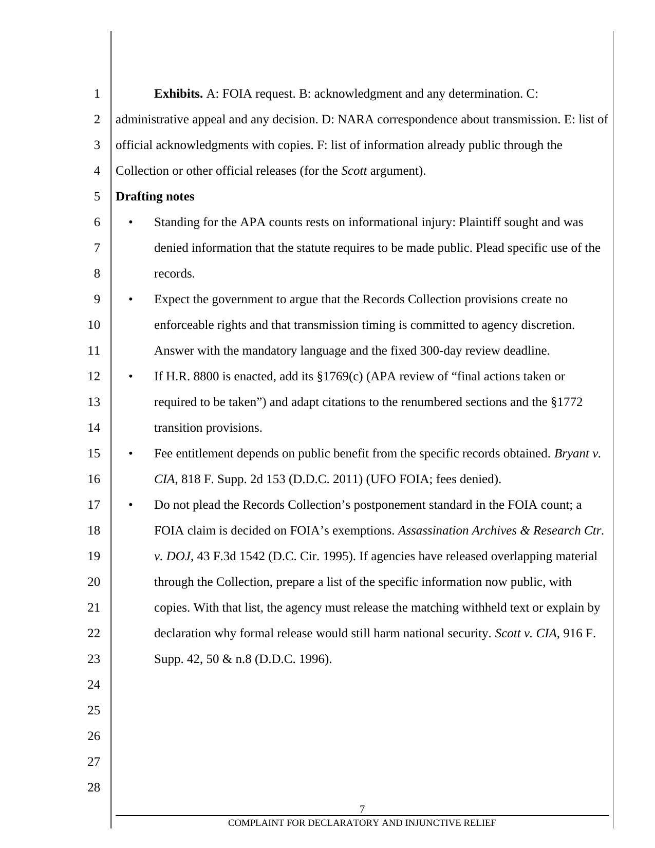 Form A3-1, page 7 of 7. The text version follows the pages.