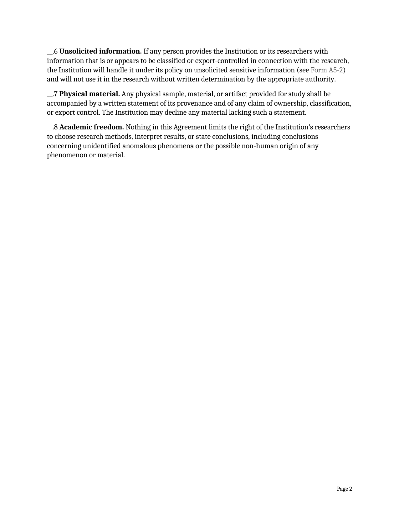 Form A5-1, page 2 of 2. The text version follows the pages.