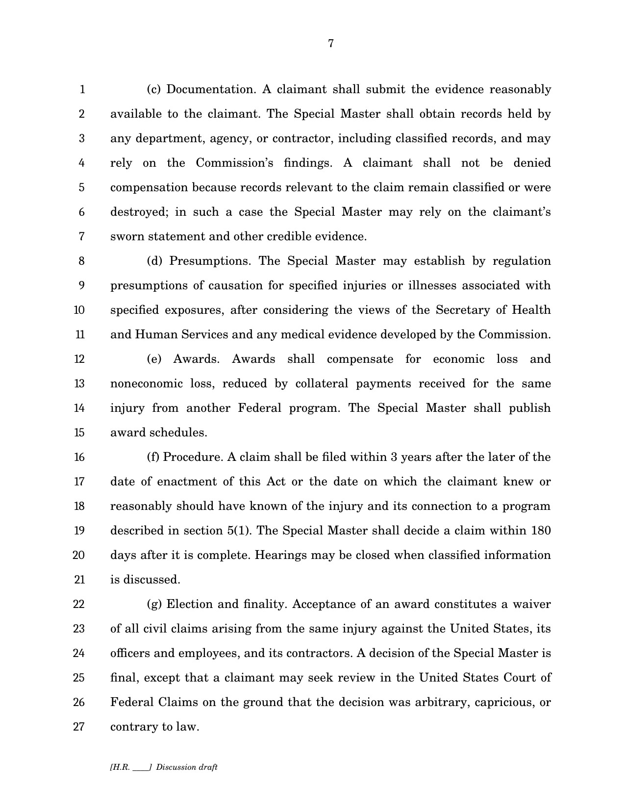 Form B3-1, page 7 of 11. The text version follows the pages.