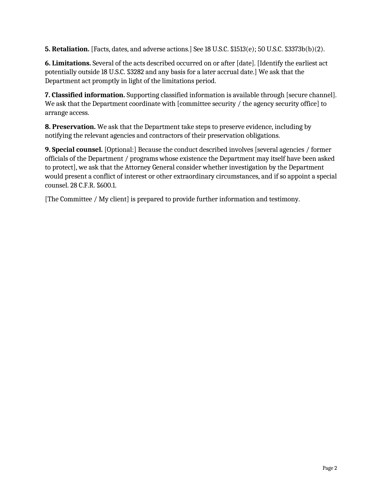 Form D3-1, page 2 of 2. The text version follows the pages.