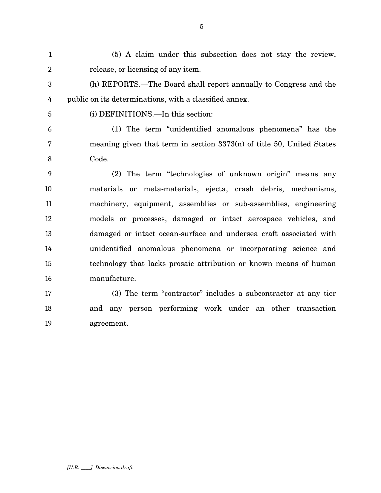 Form D6-1, page 5 of 5. The text version follows the pages.