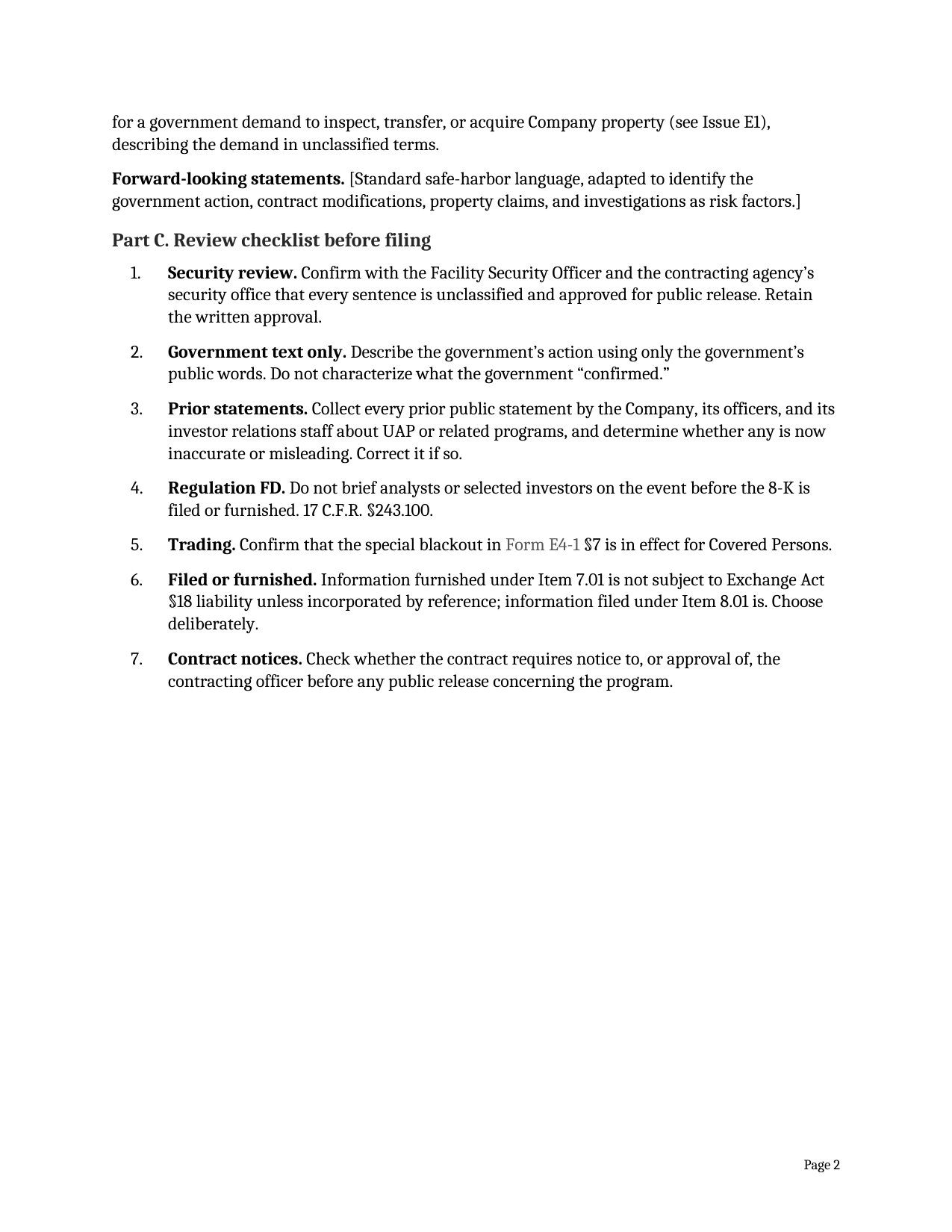 Form E4-2, page 2 of 2. The text version follows the pages.