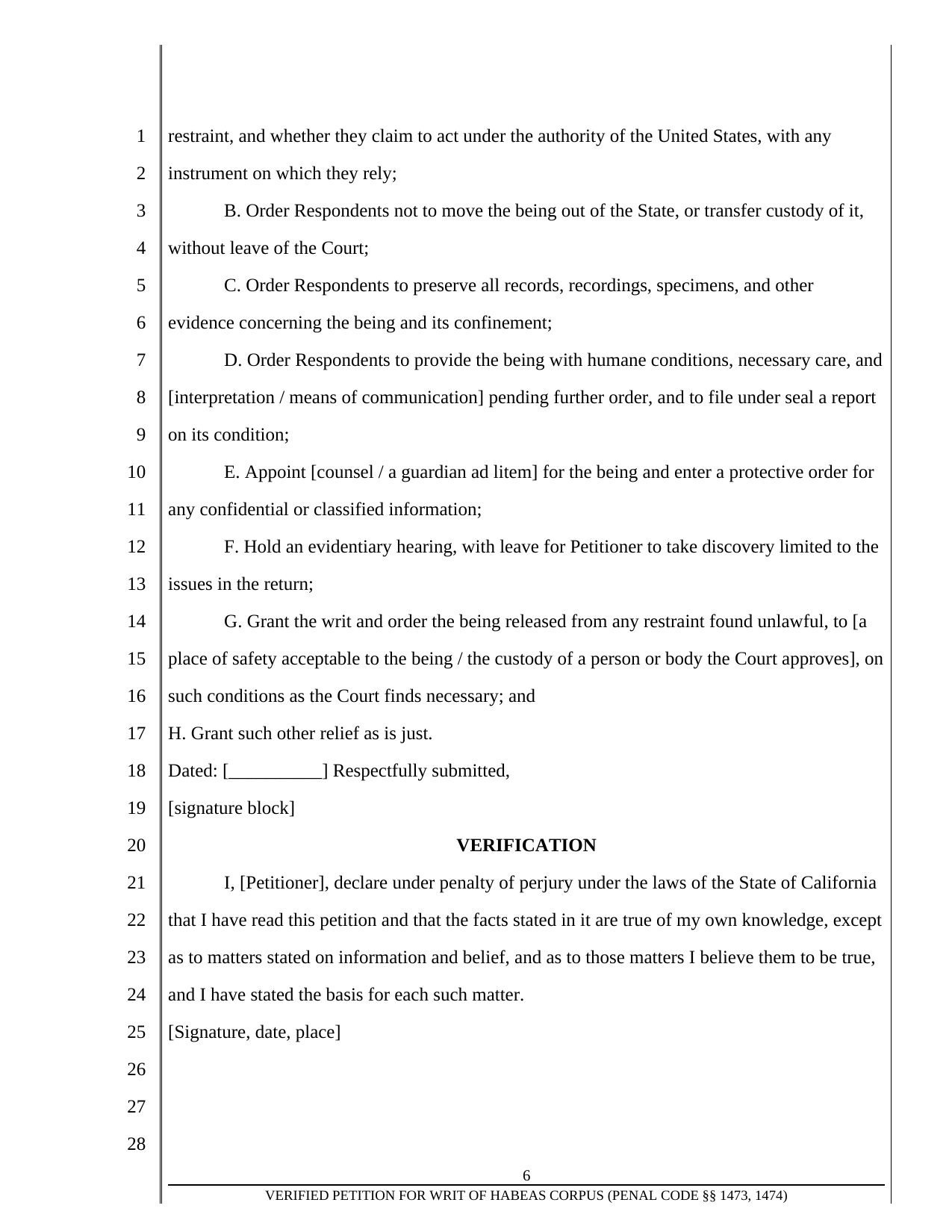 Form F1-2, page 6 of 6. The text version follows the pages.