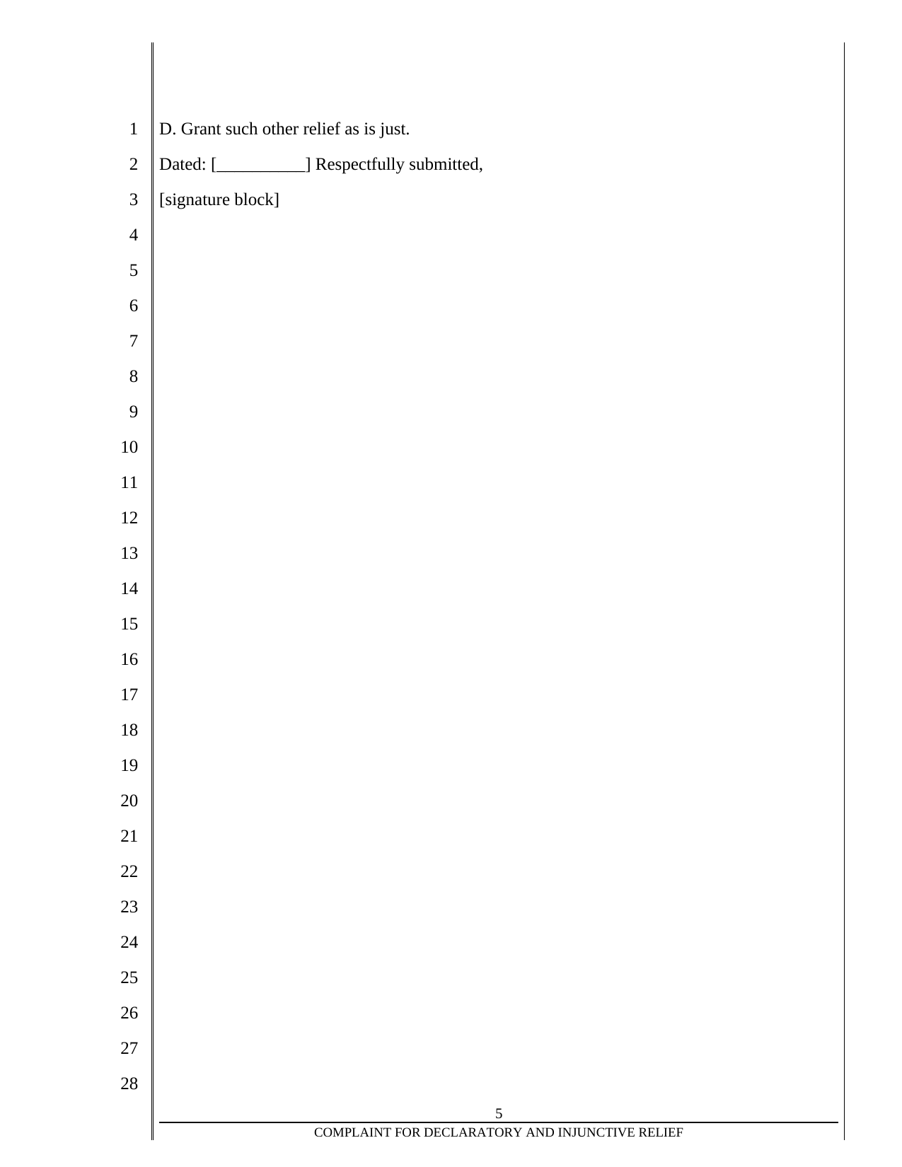 Form F3-1, page 5 of 5. The text version follows the pages.