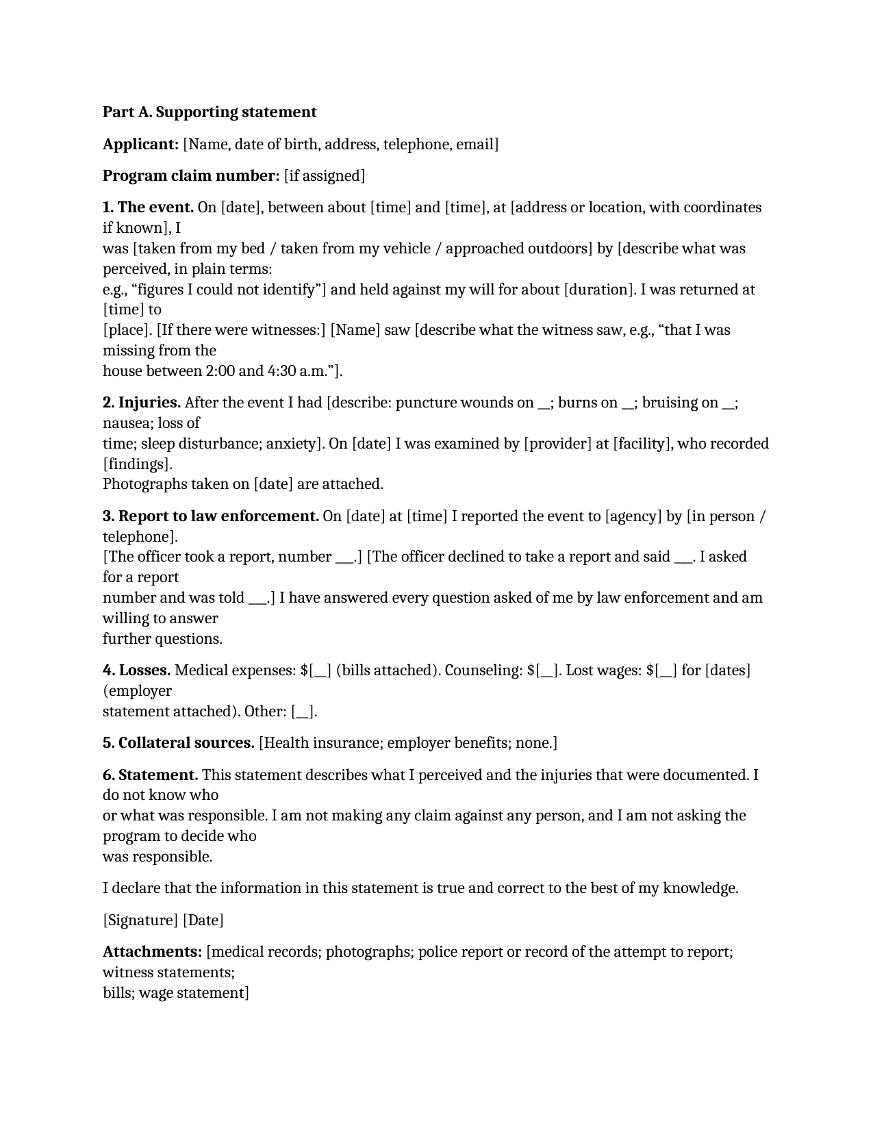 Form H1-1, page 1 of 3. The text version follows the pages.