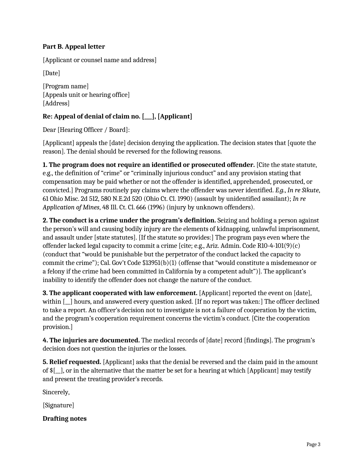 Form H1-1, page 3 of 3. The text version follows the pages.